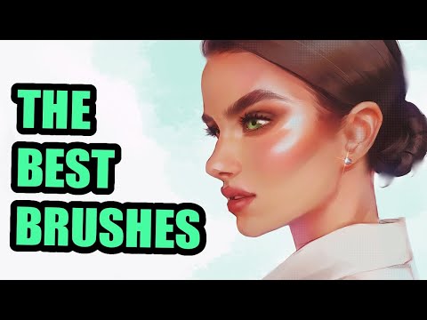 The Brushes that I Use for my Portraits [KRITA TUTORIAL]