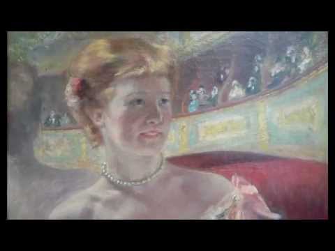 Cassatt, Woman with a Pearl Necklace in a Loge