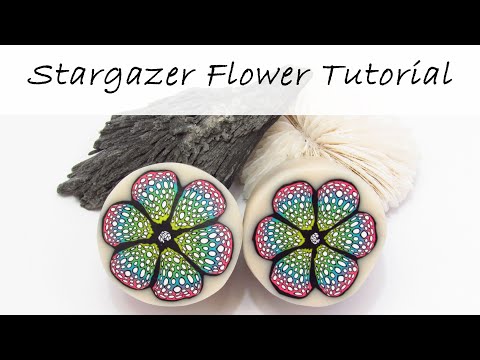 Polymer Clay Cane: Stargazer Flower Cane Tutorial
