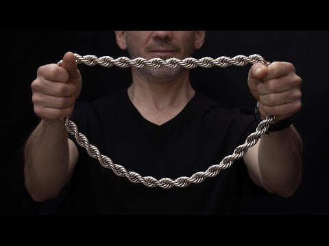 Big and endless Rope chain. (Cadena Cordón grande y sin fin)
