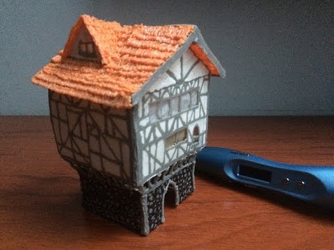 3D PEN | Making a Medieval House ( 3D pen creations)