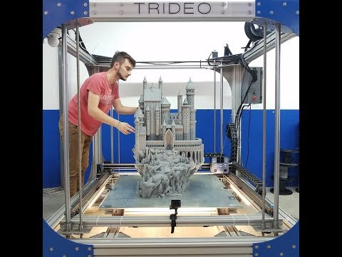 3D Printing Timelapse - 1 meter high