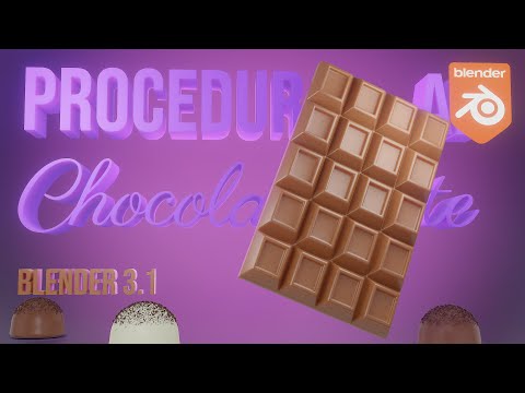 Make a Procedural Chocolate using Geo Nodes Blender 3.1