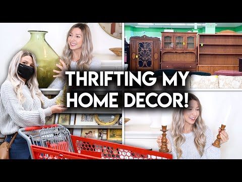 HOME DECOR ON A BUDGET | THRIFT WITH ME + HAUL