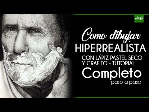 Aprende a dibujar HIPERREALISTA A LAPIZ! Tutorial Completo - Efecto Crema de afeitar