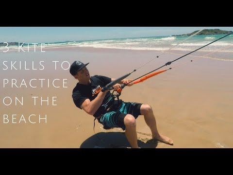 3 Kitesurfing Skills to Practice on the Beach (Beginner lesson)