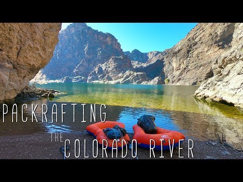 Pack rafting the Colorado River in Black Canyon visiting Hot Springs