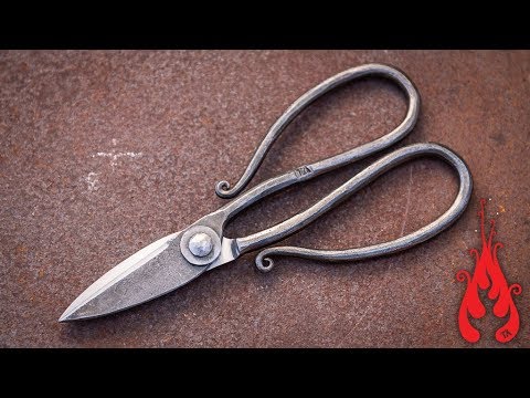 Making a pair of scissors