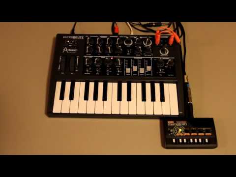 Berlin school style on the MicroBrute and Monotron Delay