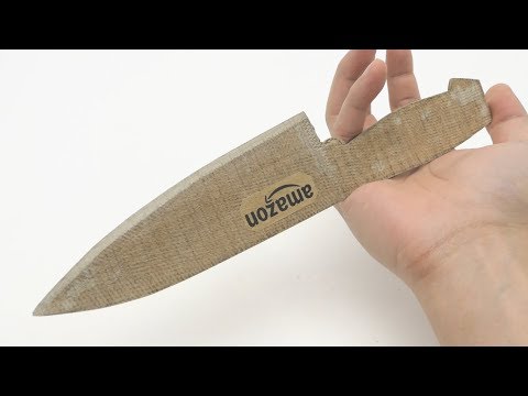 sharpest Cardboard kitchen knife in the world