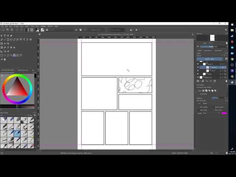 Krita For Comics Ep. 3: Clipping Groups & Alpha
