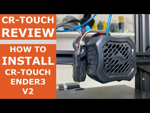 How to install CR-Touch on Ender 3 v2 and CR-Touch REVIEW