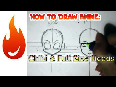 How to draw Chibi & Full Style Anime Heads ★