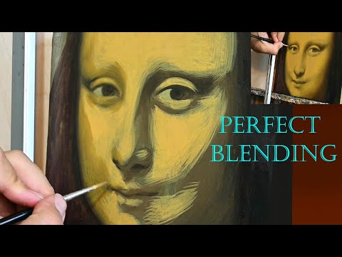 How to Paint Mona Lisa - The Sfumato Technique