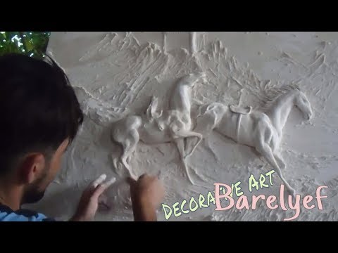 How to make Barelyef and Decorative art, Xosrov ile Şirin
