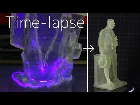 Beautiful MSLA 3D Print Time-lapse