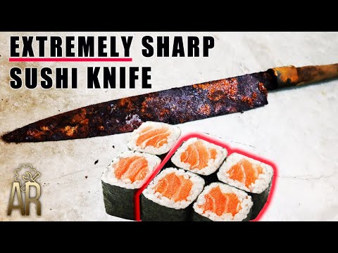 Sushi knife restoration - Extremely Sharp