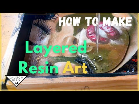 How to Make Layered Resin Art