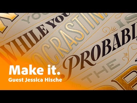 Jessica Hische Shares her Original Student Portfolio & Dealing with a Famous Filmmaker at 4am