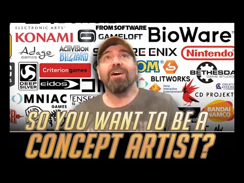 Want to be a CONCEPT ARTIST? Are you SURE? (You have to create worlds.)