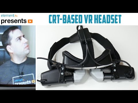 Raspberry Pi 4 CRT-based VR Headset