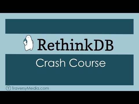 RethinkDB & ReQL Crash Course