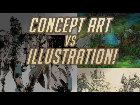 Illustration VS Concept - Why do some companies want Sketches and others want paintings?