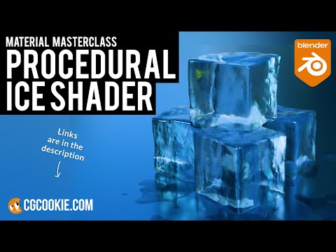 Make Realistic Ice in 10 minutes in Blender (Procedural) 2022