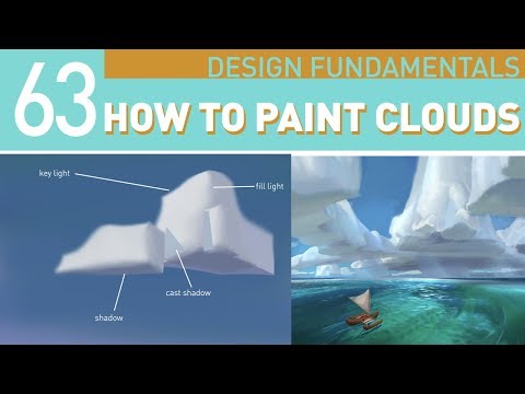 HOW TO PAINT CLOUDS Design them from reference
