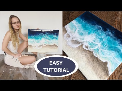 Ocean Epoxy Resin Tutorial - Step by Step Voiceover