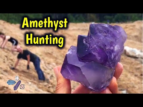 Finding Large Amethyst Crystals Digging Jackson’s Crossroads