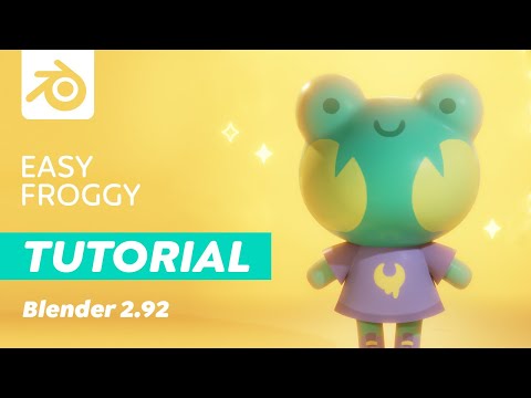 Blender for Beginners: Easy Froggy! (Not Quite Low Poly but Froggy)