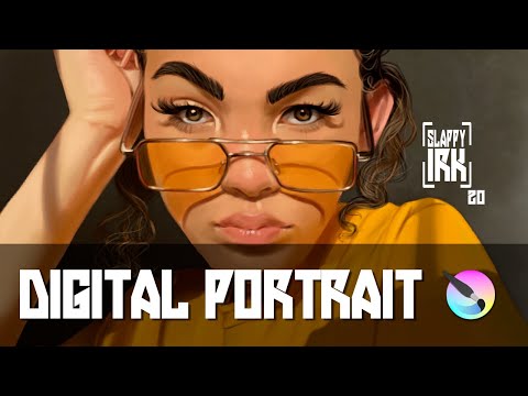Digital Portrait - Time Lapse (Krita)