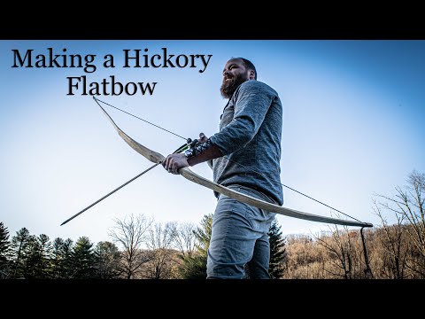 Making an American Flatbow, Hickory