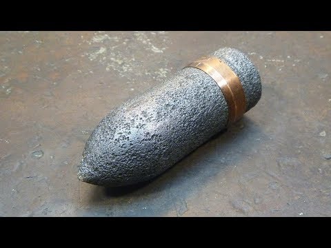 Forging a blade from an armor-piercing projectile