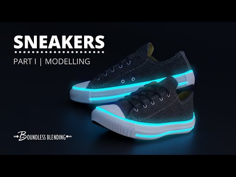 Sneakers in Blender