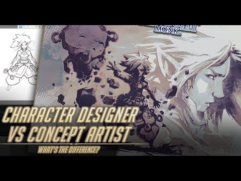 Character Designer vs Concept Artist Whats the difference anyway? (Japanese vs. US culture)