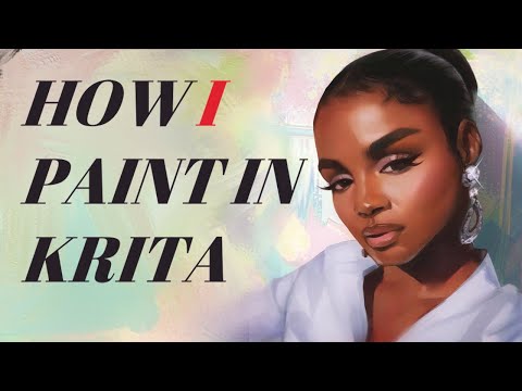 How I Paint Digital Portraits in Krita