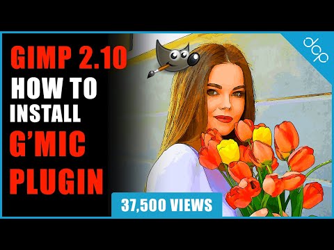 How to Install G'MIC Plugin - GIMP 2.10 Tutorial