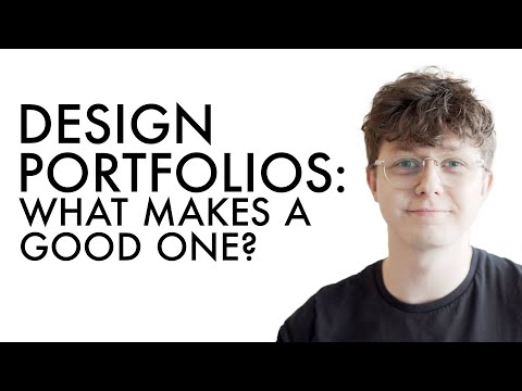 Design Portfolios, What Makes a Good One?