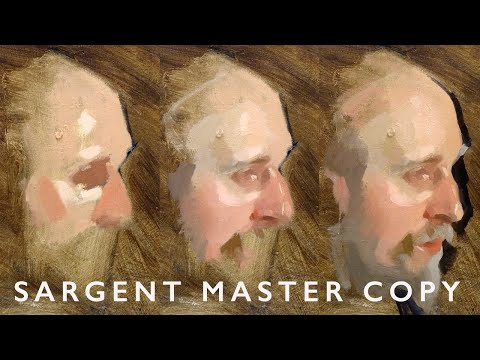 Portrait Painting on Lockdown - John Singer Sargent Master Copy