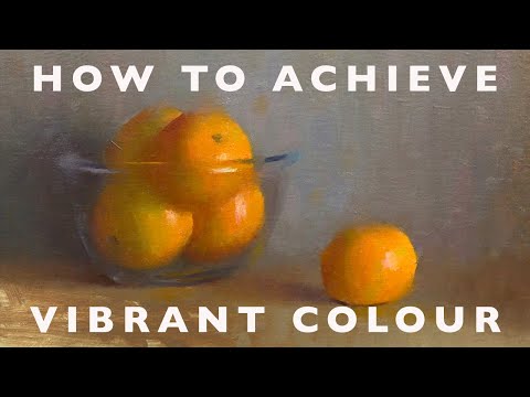 Oil Painting Tutorial - How to Achieve Really Vibrant Colour