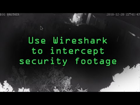 Intercept Images from a Security Camera Using Wireshark