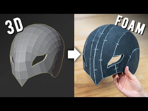 From 3D Model to Foam Pattern | Cosplay Tutorial