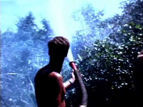 Film of US Soldiers spraying Agent Orange defoliant onto a riverbank without protective equipment