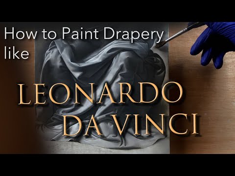 Learning to Paint Drapery like Leonardo da Vinci