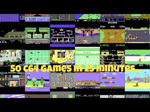 50 C64 games in 25 minutes