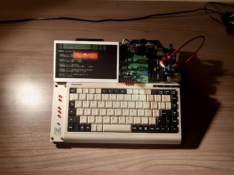 Retro Cyberdeck, Powered By An Multicore Microcontroller