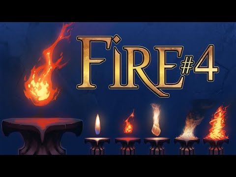 How to paint Stylized FIRE MAGIC!