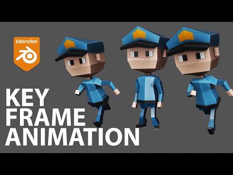 Key Frame Animation of Low Poly Character